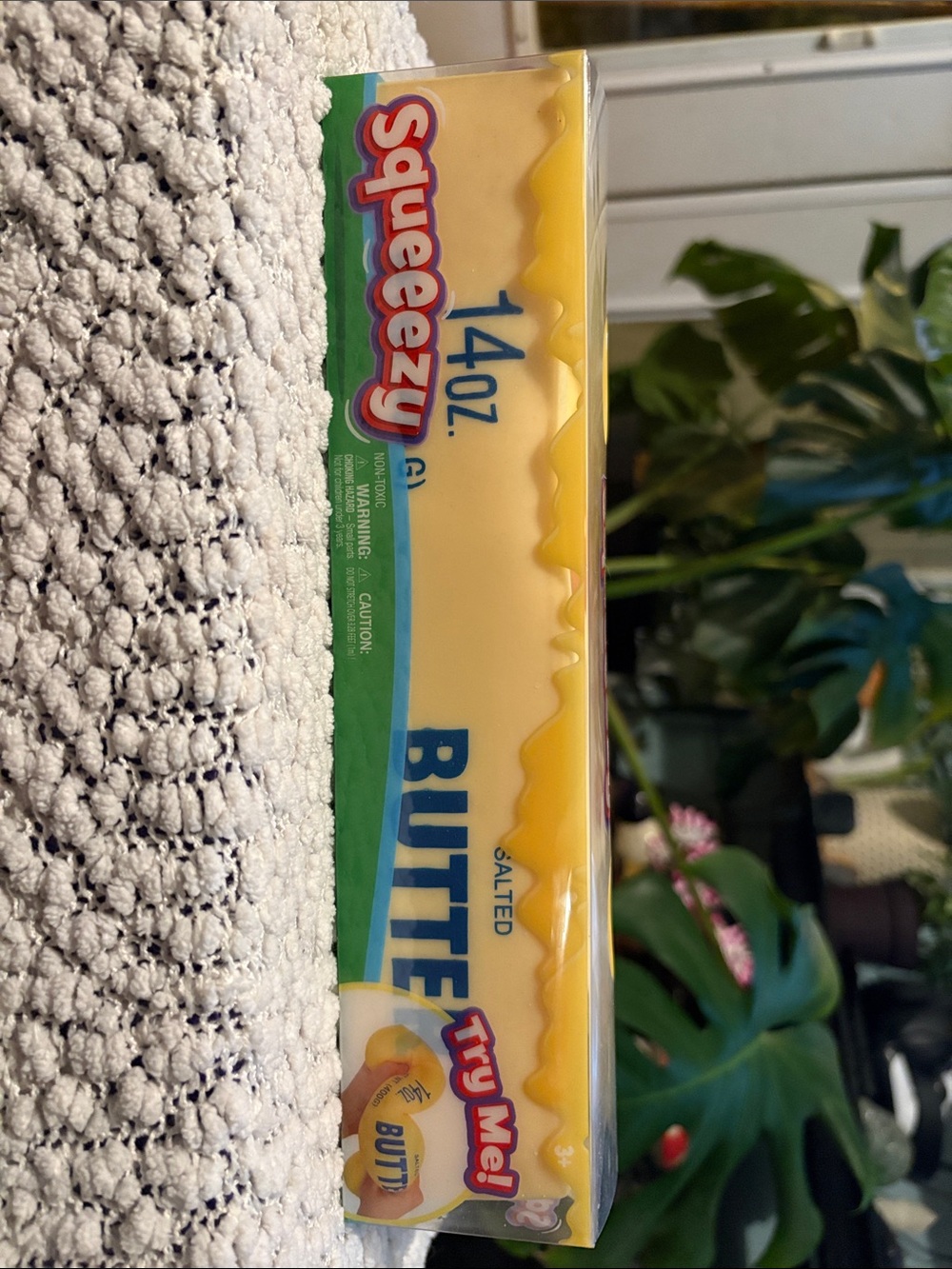 Squeezy Butter Toy - Yellow Squeeze